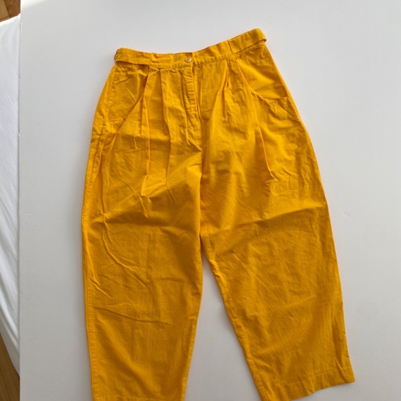 Vintage crop yellow pants - Picture 2 of 8